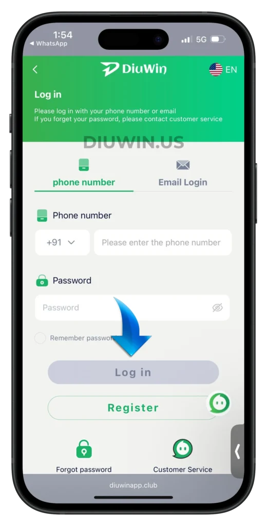 diuwin-login-page